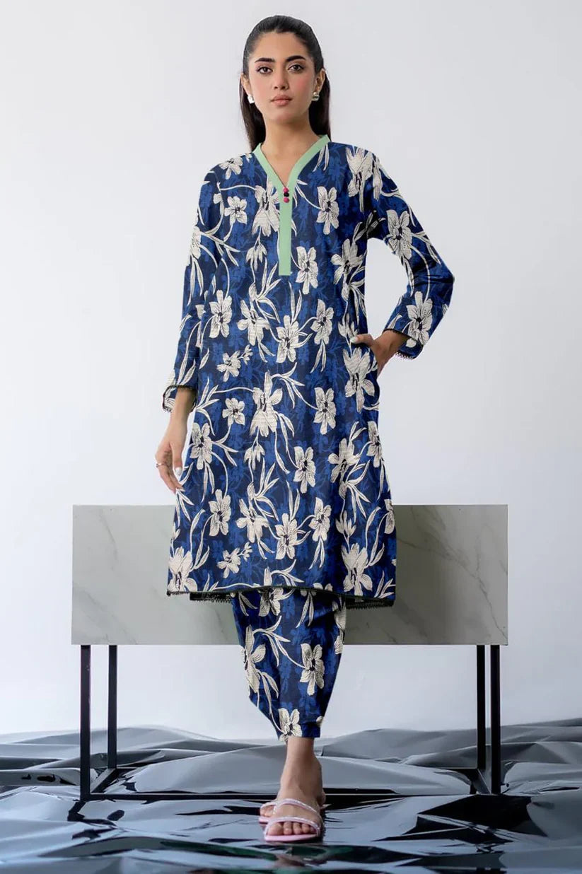 Winter Khaddar 2-Piece Suits - All-Over Prints