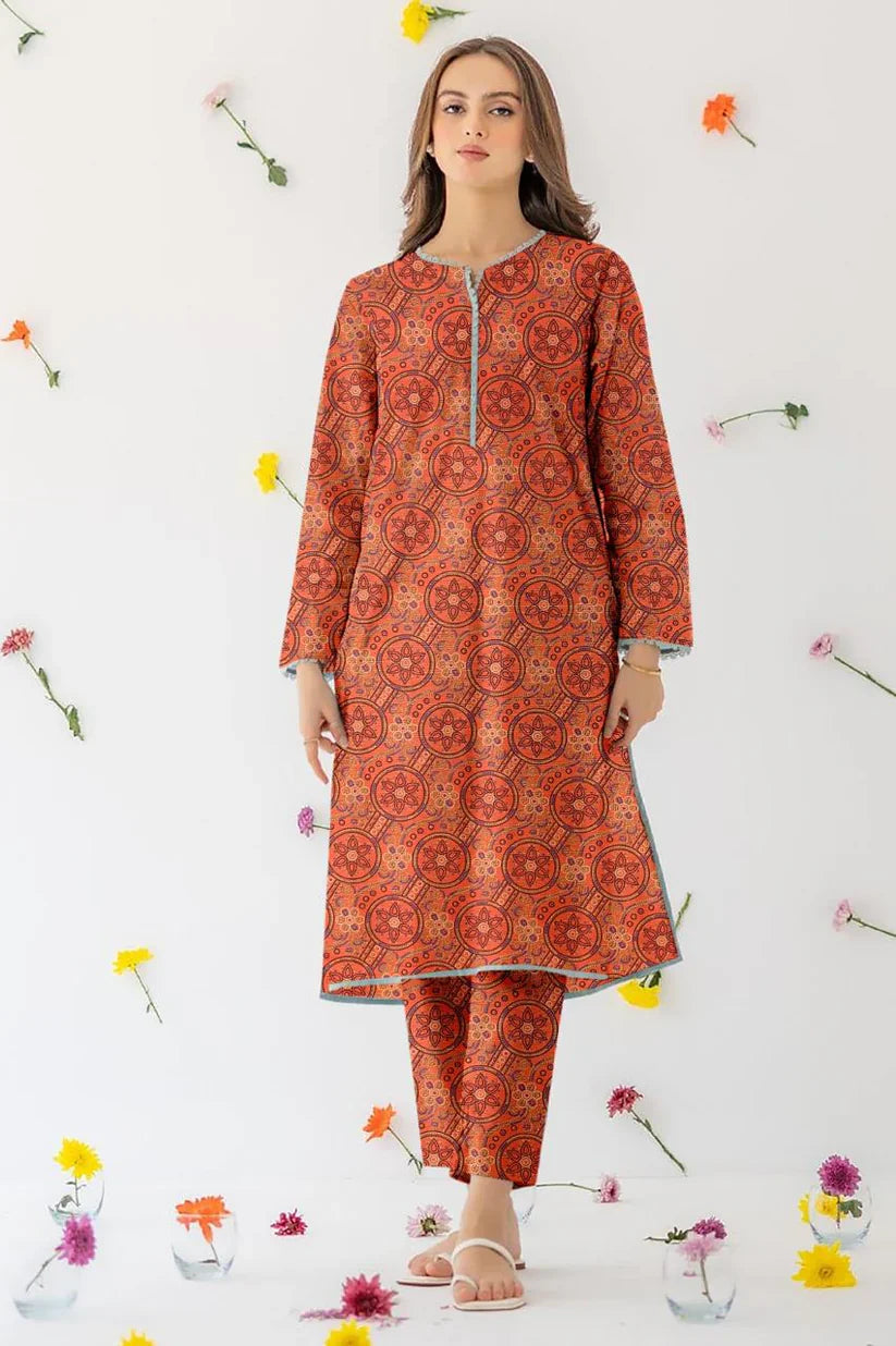 Winter Khaddar 2-Piece Suits - All-Over Prints