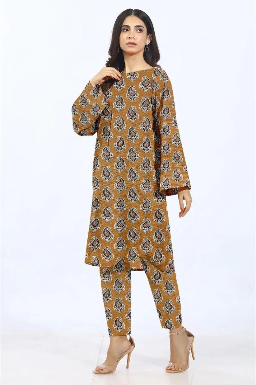 Winter Khaddar 2-Piece Suits - All-Over Prints