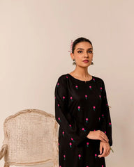 Exclusive Winter 2024 - 2-Piece Embroidered Dhanak Unstitched Suit