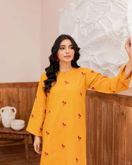 Exclusive Winter 2024 - 2-Piece Embroidered Dhanak Unstitched Suit